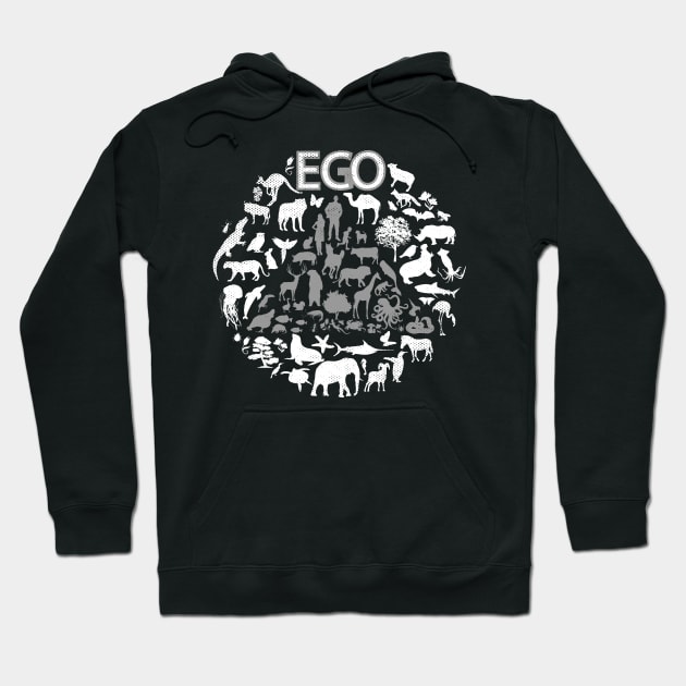 ECO or EGO - ECONOMIC or EGOISTIC Hoodie by sweetczak